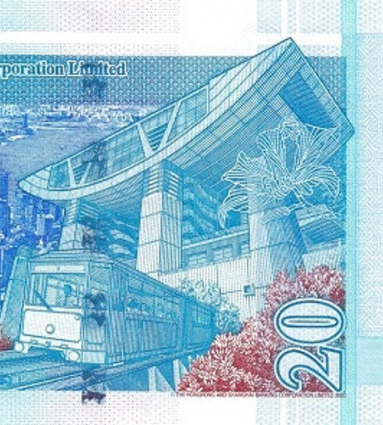 20 dolar&oacute;w, Hongkong, 2006, UNC