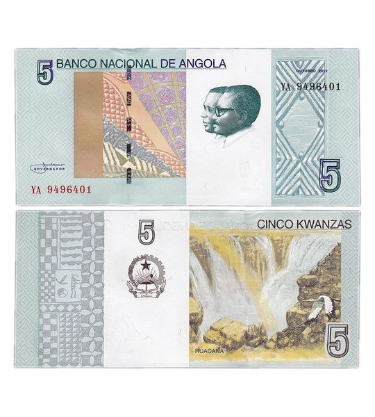 5 Kwanzas, Ангола, 2012 рік, UNC 000928 фото 5 Kwanzas, Ангола, 2012 рік, UNC 000928 фото