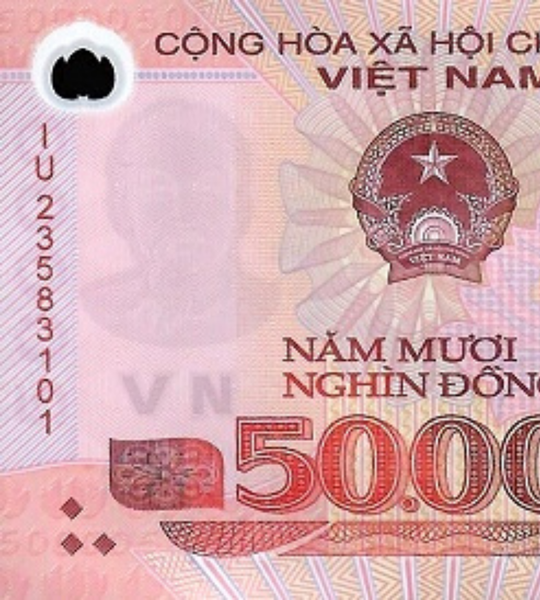 50 000 Dong, Vietnam, 2023, UNC Polymer