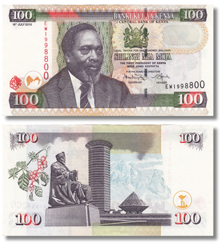 100 Shillings, Кенія, 2010 рік, UNC 005510 фото