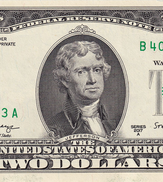 2 Dollars, USA, 2017, UNC