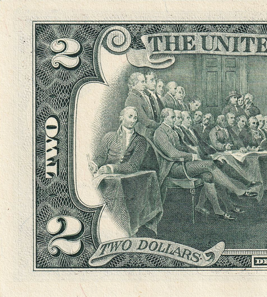 2 Dollars, USA, 2017, UNC