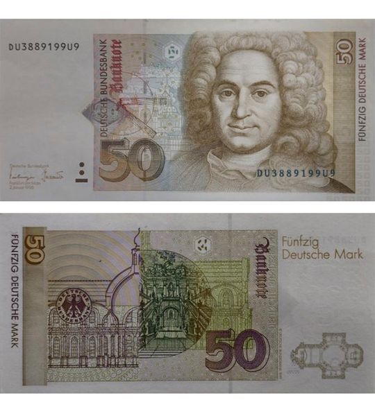 50 Marek, Niemcy, 1996, aUNC