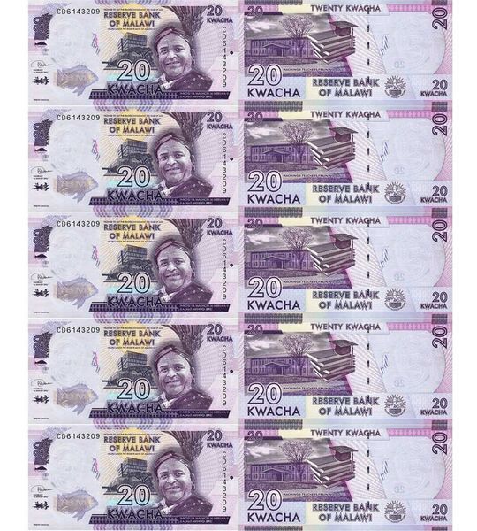 10 банкнот 20 Kwacha, малаві, 2020 рік, UNC 000897 фото 10 банкнот 20 Kwacha, малаві, 2020 рік, UNC 000897 фото