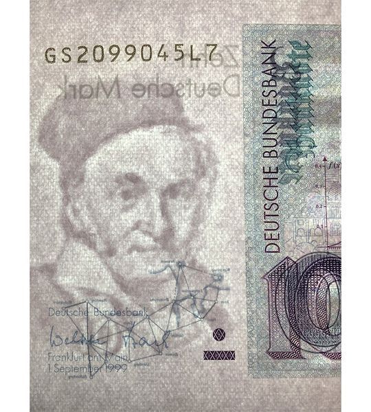 10 Marek, Niemcy, 1993 rok, aUNC / UNC