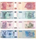 4 أوراق نقدية من فئات 50, 100, 200, 500 فرنك، الكونغو، 2013-2022، غير متداولة 002474 фото