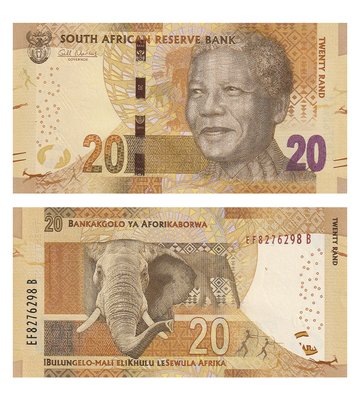 20 Rand, Південно Африканська Республіка, 2015 рік, UNC 000309 фото