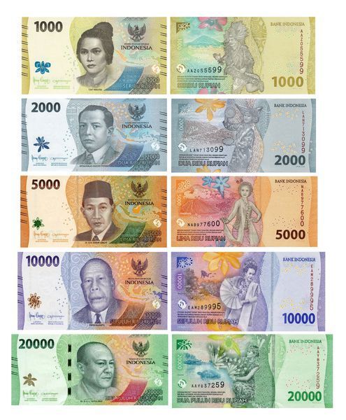 5 Banknoten: 1000, 2000, 5000, 10000, 20000 Rupiah, Indonesien, 2022, UNC 000709 фото 5 Banknoten: 1000, 2000, 5000, 10000, 20000 Rupiah, Indonesien, 2022, UNC 000709 фото