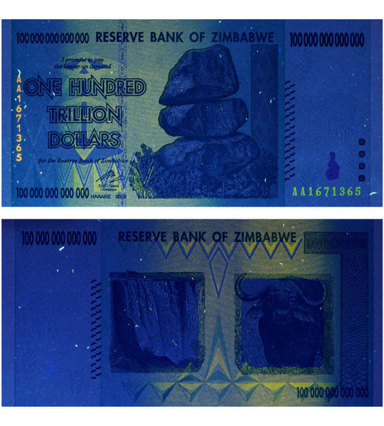 100 000 000 000 000 Dollars, Зімбабве, 2008 рік, aUNC / UNC 005462 фото