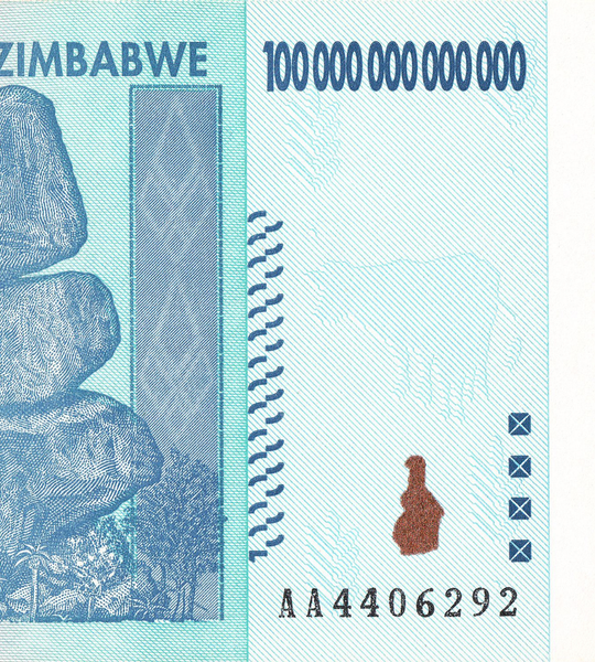 100 000 000 000 000 Dollars, Зімбабве, 2008 рік, aUNC / UNC 005462 фото