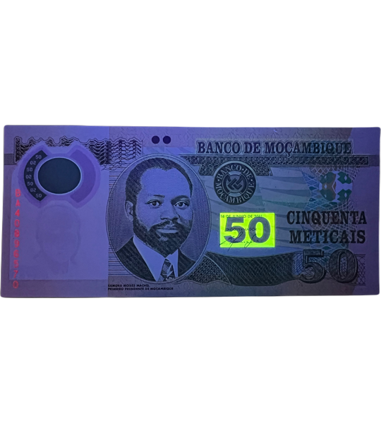50 Meticais, Mosambik, Jahr 2017, UNC Polymer 005013 фото 50 Meticais, Mosambik, Jahr 2017, UNC Polymer 005013 фото