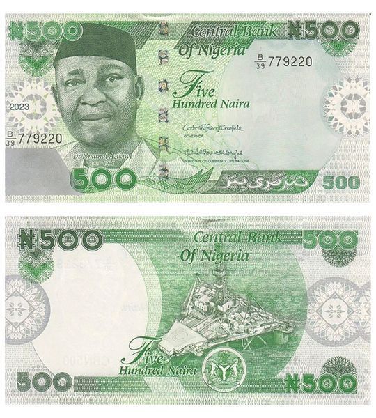 500 Naira, Nigeria, 2023, UNC