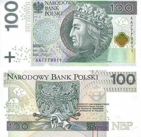 100 Zlotych, Польща, 2012 рік, UNC 004498 фото 100 Zlotych, Польща, 2012 рік, UNC 004498 фото