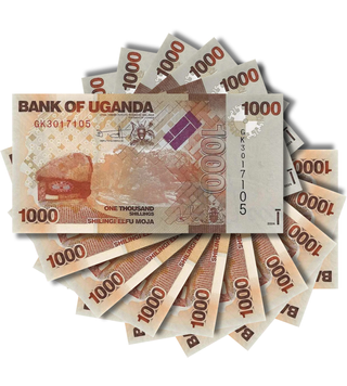 10 billets de 1000 shillings, Ouganda, 2024, UNC 005312 фото