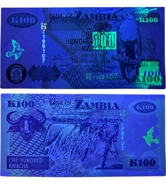 100 kwacha, Zambia, 2011 rok, UNC