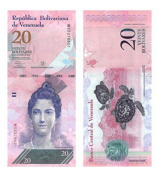 20 Bolivares, Венесуела, 2013 рік, UNC 000461 фото