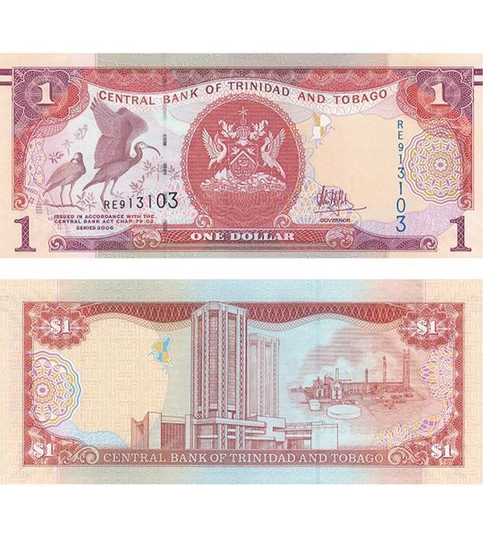 1 Dollar, Trinidad, 2006 ( 2017 ), UNC