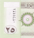 25 Dinares, Iraque, ano de 2001, UNC 005663 фото 2