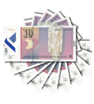 10 Denari, North Macedonia, 2020 (2021), UNC Polymer