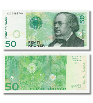 50 koron, Norwegia, 2011 rok, UNC