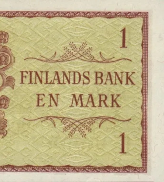 1 marka, Finlandia, 1963, UNC