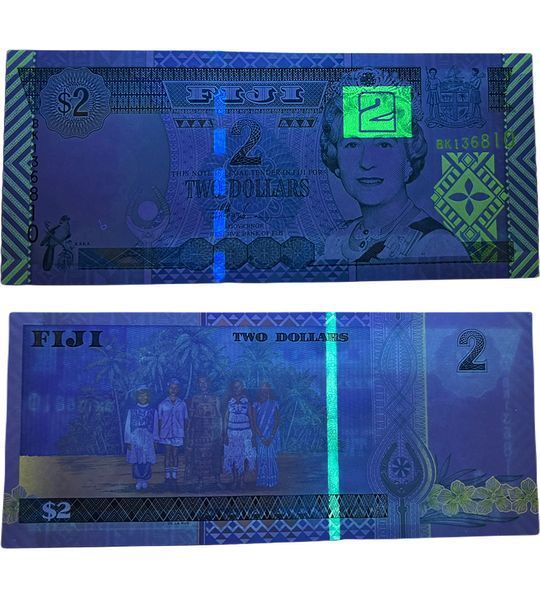 2 Dollars, Фіджі, 2002 рік, UNC 004600 фото
