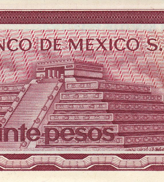 20 Pesos, Мексика, 1977 рік, UNC 005166 фото