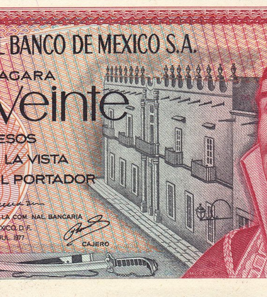 20 Pesos, Мексика, 1977 рік, UNC 005166 фото