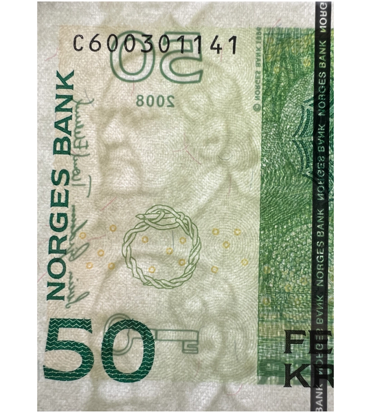 50 koron, Norwegia, 2011 rok, UNC