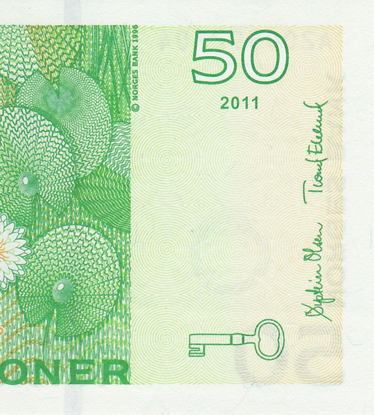 50 koron, Norwegia, 2011 rok, UNC