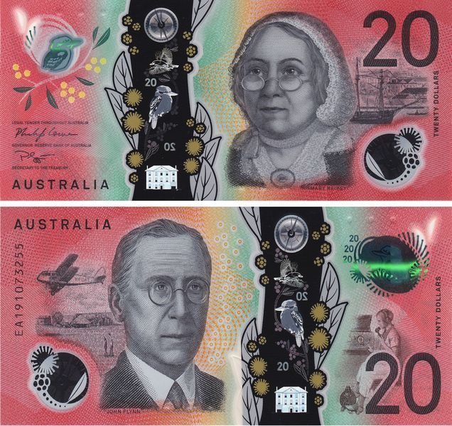 20 Dolarów, Australia, 2019, UNC Polimer