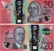 20 Dolar&oacute;w, Australia, 2019, UNC Polimer