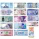 15 banknotes of nominees for Banknote of the Year 2023 (IBNS - full set)