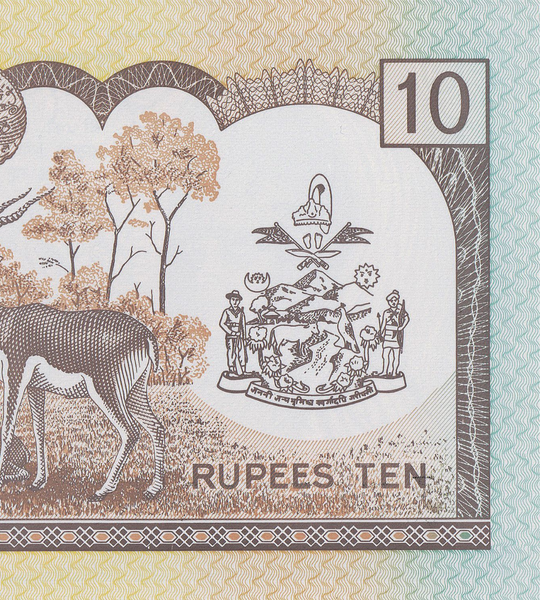 10 Rupees, Nepal, 2002, UNC Polymer