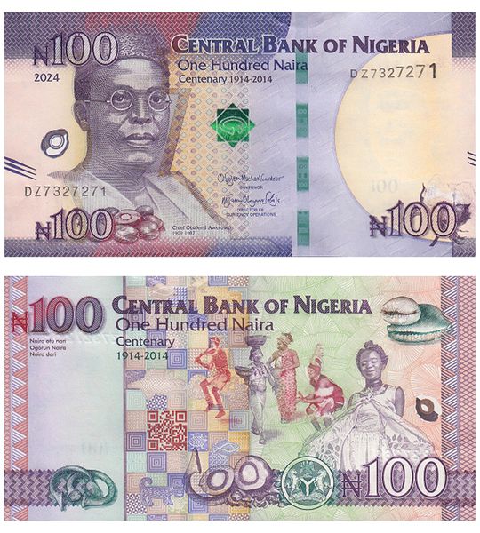 100 Naira, Nigeria, 2024, UNC