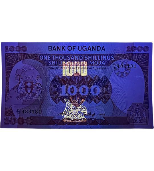 1000 szylingów, Uganda, 1986 rok, UNC