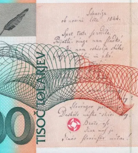 1000 tolarów, Słowenia, 2003 rok, UNC