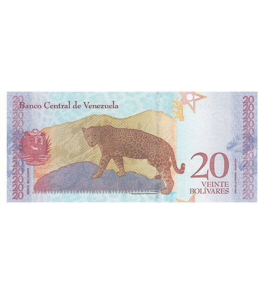 20 Bolívares, Venezuela, 2018, UNC 000464 фото 20 Bolívares, Venezuela, 2018, UNC 000464 фото