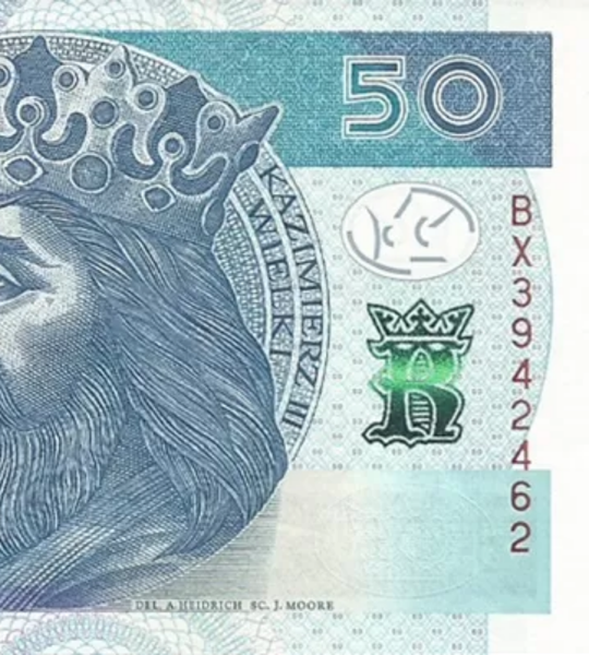 50 złotych, Polska, 2017 rok, UNC