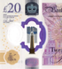20 funt&oacute;w, Anglia, 2023 (2025), UNC, polimer