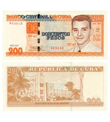 200 Pesos, Cuba, 2022, UNC