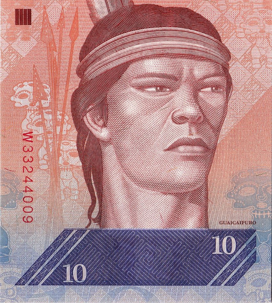 10 Banknoten 10 Bol&iacute;vares, Venezuela, Jahr 2013, UNC 005469 фото