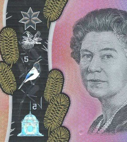 5 dolarów, Australia, 2018 rok, UNC Polymer