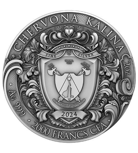 Srebrna moneta „Czerwona Kalina”