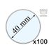 100 капсул для монет - 40 мм, Kammer 001986 фото 1