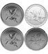 4 M&uuml;nzen 1, 5, 10, 25 Cents, Sint Maarten, Cura&ccedil;ao, 2025, UNC 004073 фото 2