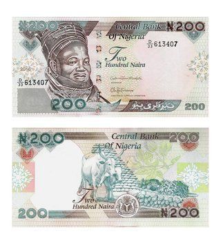 200 Naira, Нігерія, 2016 рік, UNC 001129 фото