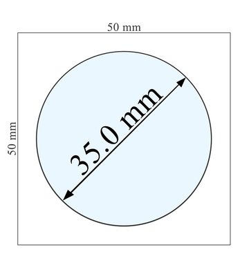 Coin holder, Mingt, 35 mm