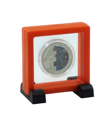 Ramka na monety 70x70 w kolorze pomarańczowym