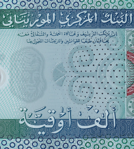 10 banknot&oacute;w 1000 Ouguiya, Mauretania, 2014, UNC Polymer